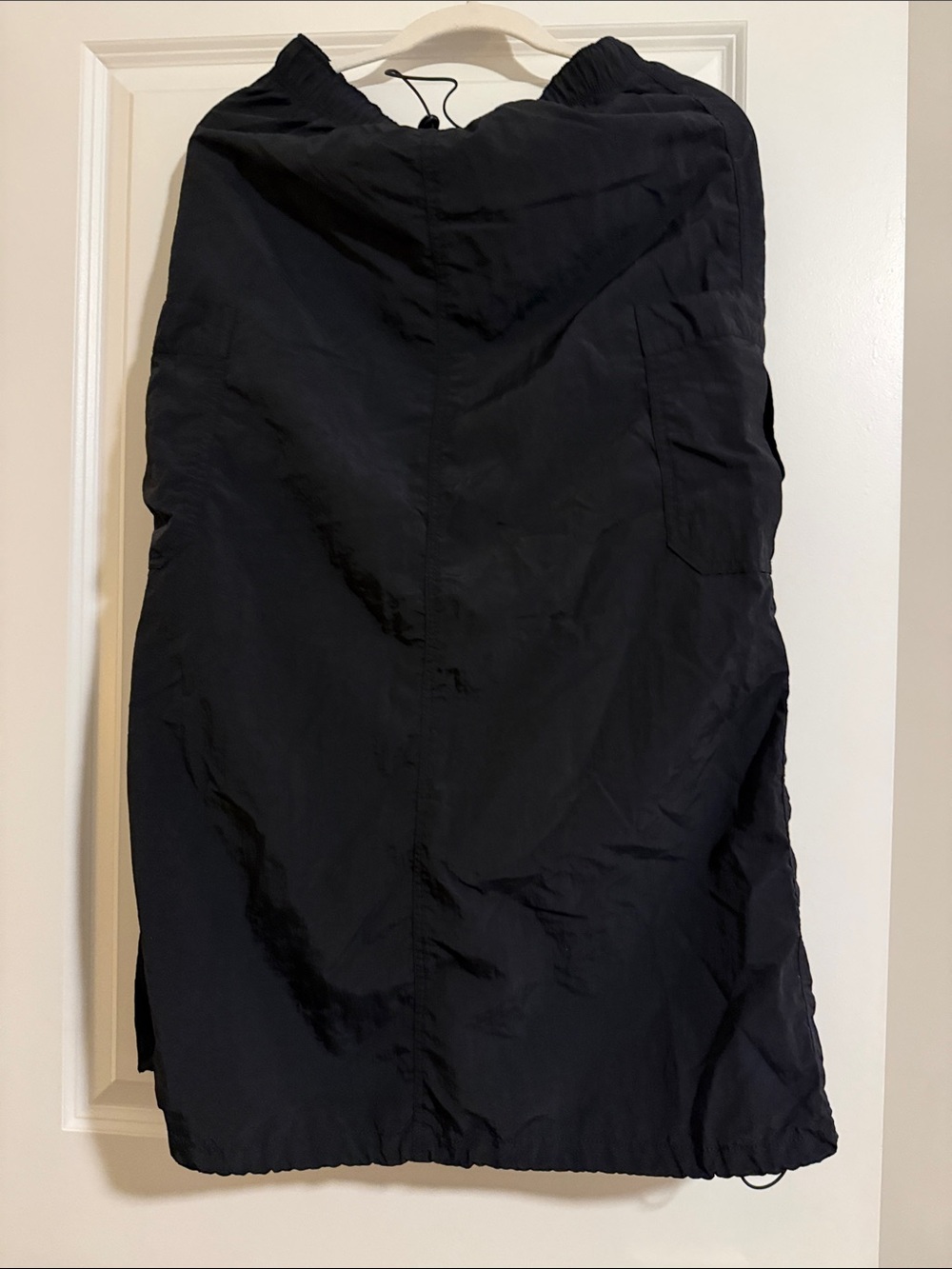 Love Tree Black Midi Skirt with Elastic Waist